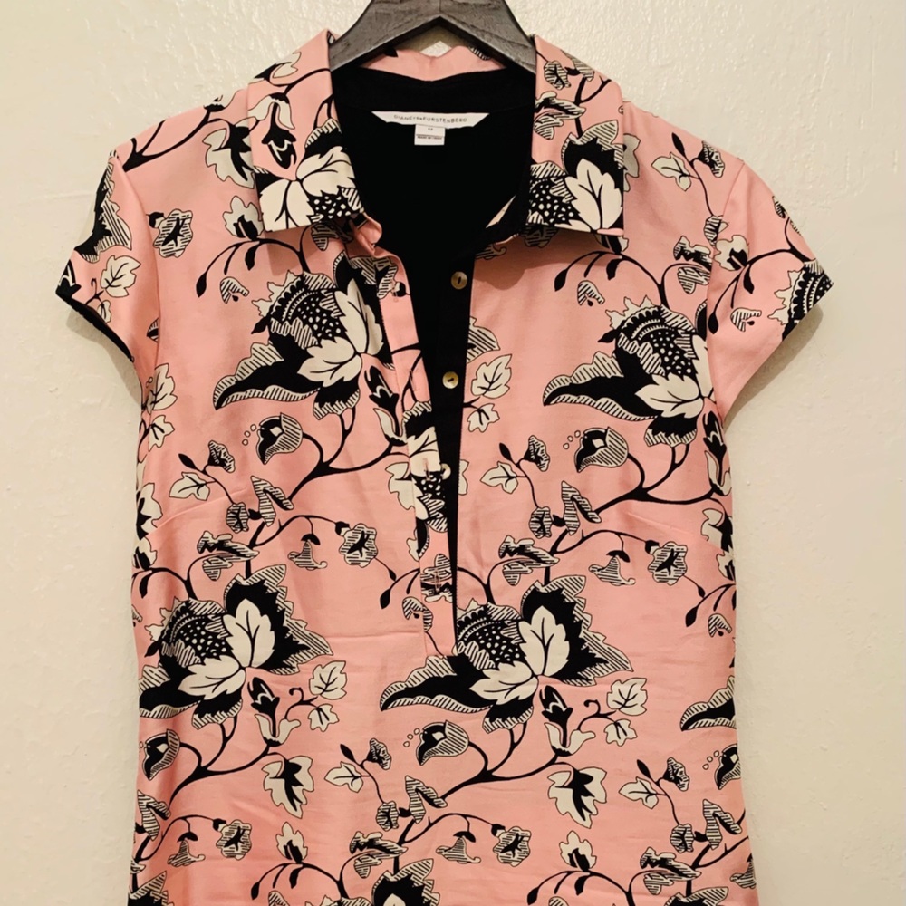 DVF Morgan Floral Print Dress